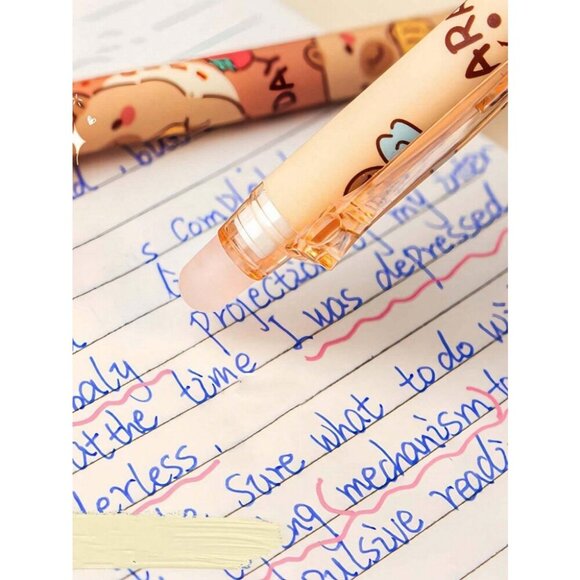 1pc/3pcs/6pcs/Box Erasable Click Pens Assorted Color And Creative Design - Picture 4 of 11